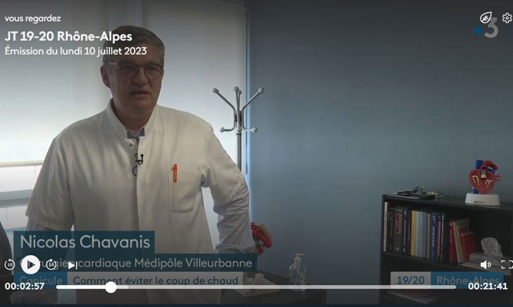 Dr CHAVANIS au journal de France 3